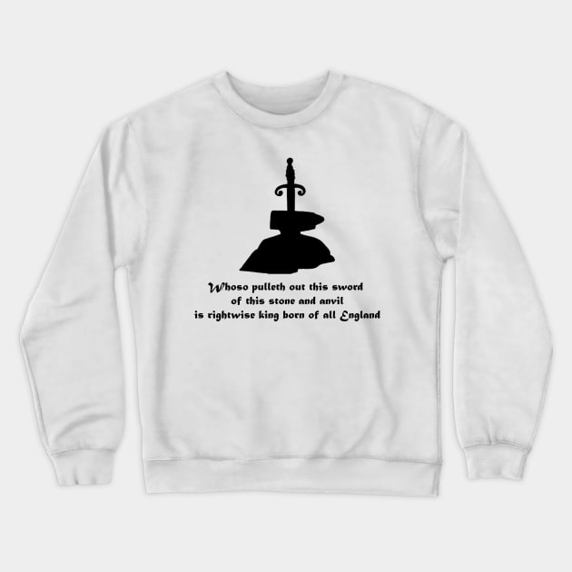 Sword in the Stone Crewneck Sweatshirt by duchessofdisneyland